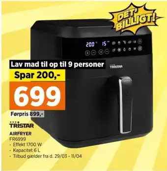 Power AIRFRYER FR6999 tilbud