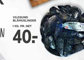 MENY VILDSUND BLÅMUSLINGER tilbud