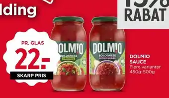 MENY DOLMIO SAUCE tilbud