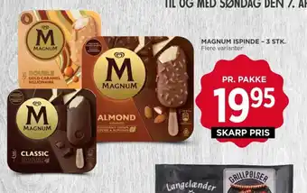 MENY MAGNUM ISPINDE - 3 STK tilbud