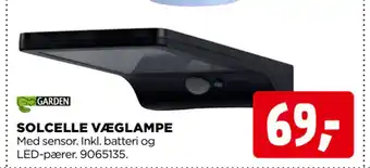 jem & fix SOLCELLE VÆGLAMPE tilbud