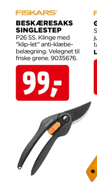 jem & fix BESKÆRESAKS SINGLESTEP tilbud