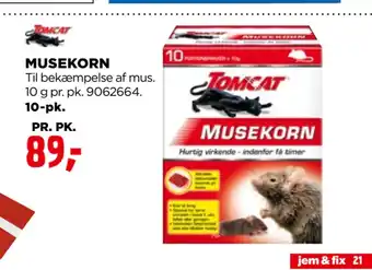 jem & fix MUSEKORN tilbud