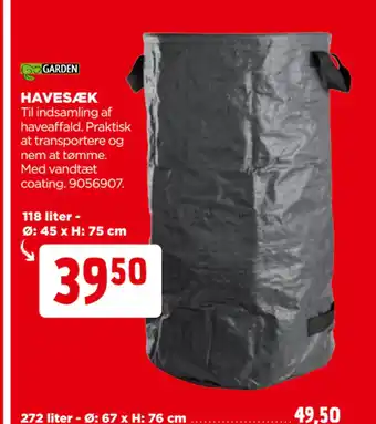 jem & fix HAVESÆK tilbud
