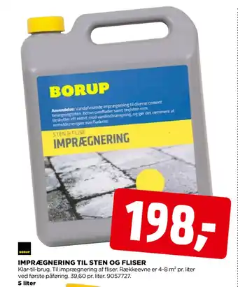 IMPRÆGNERING TIL STEN OG FLISER