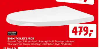 jem & fix SIGN TOILETSÆDE tilbud