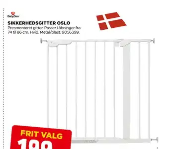 jem & fix SIKKERHEDSGITTER OSLO tilbud