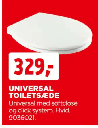 jem & fix UNIVERSAL TOILETSÆDE tilbud