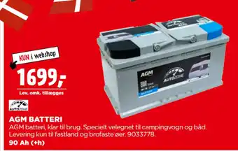 jem & fix AGM BATTERI tilbud