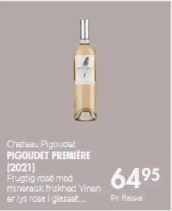 MENY PIGOUDET PREMIÈRE tilbud