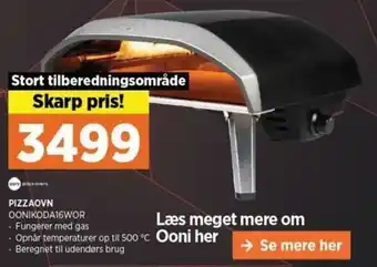 Power Pizzaovn OONIKODA16WOR tilbud