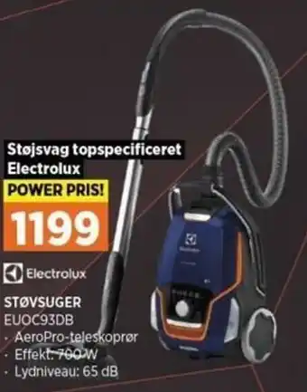 Power Støvsuger EUOC93DB tilbud