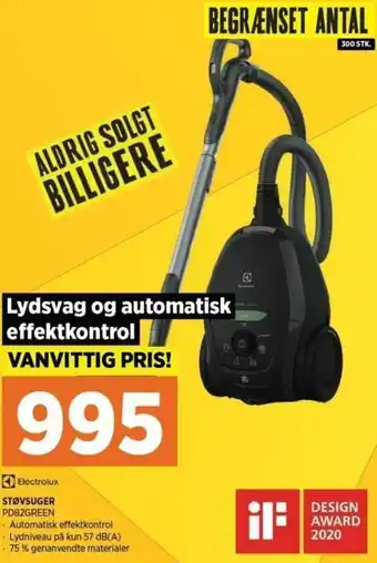 Power Støvsuger PD82Green tilbud