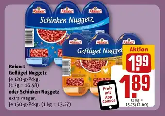 REWE DE Reinert Geflügel Nuggetz tilbud