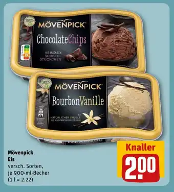 REWE DE Mövenpick Eis tilbud