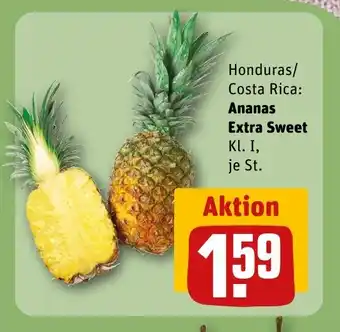 REWE DE Ananas Extra Sweet tilbud