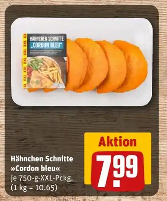 REWE DE Hähnchen Schnitte >>Cordon bleu<< tilbud