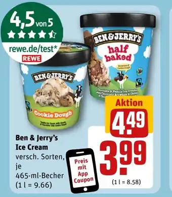 REWE DE Ben & Jerry's Ice Cream tilbud