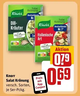 REWE DE Knorr Salat Krönung tilbud