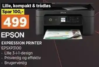 Power Epson Expression Printer EPSXP3100 tilbud