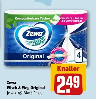 REWE DE Zewa Wisch & Weg Original tilbud