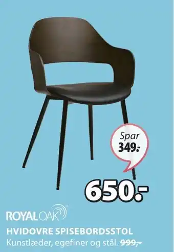 JYSK HVIDOVRE SPISEBORDSSTOL tilbud