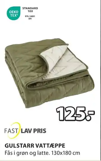 JYSK GULSTARR VATTÆPPE tilbud