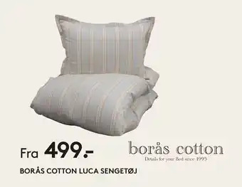 SENG BORÅS COTTON LUCA SENGETØJ tilbud