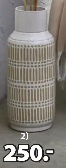 JYSK GUSTAF VASE tilbud