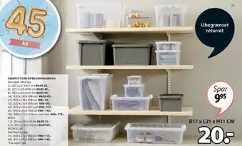 JYSK SMARTSTORE OPBEVARINGSBOKS tilbud