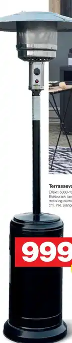 Bauhaus Terrassevarmer tilbud