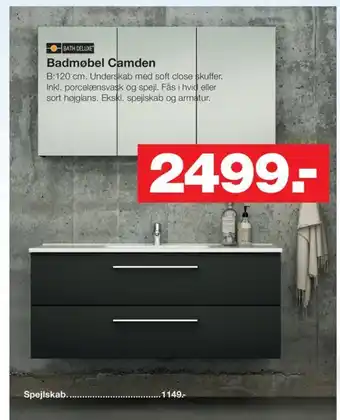 Bauhaus Badmøbel Camden tilbud