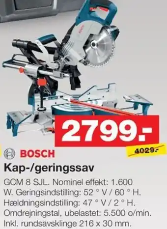 Bauhaus BOSCH Kap-/geringssav tilbud