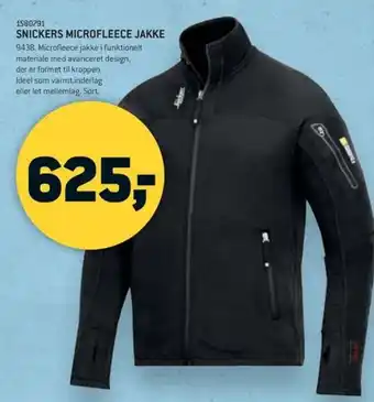 XL-BYG SNICKERS MICROFLEECE JAKKE tilbud