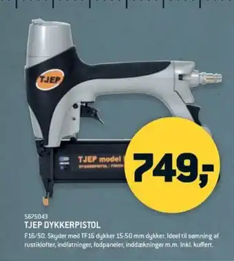 XL-BYG TJEP DYKKERPISTOL tilbud