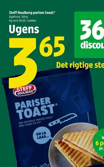 Coop 365 Steff Houlberg pariser toast tilbud