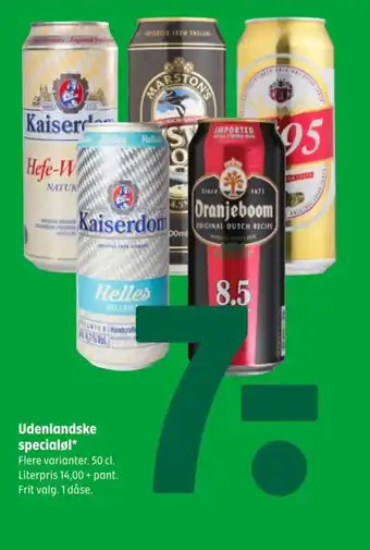 Udenlandske specialøl