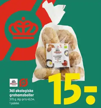 Coop 365 365 økologiske grahamsboller tilbud