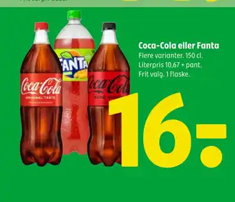 Coop 365 Coca-Cola eller Fanta tilbud