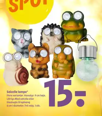 Coop 365 Solcelle lampe tilbud