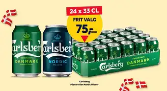 BorderShop Carlsberg Pilsner eller Nordic Pilsner tilbud