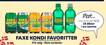 BorderShop FAXE KONDI FAVORITTER tilbud