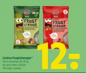 Coop 365 Castus frugtstænger tilbud