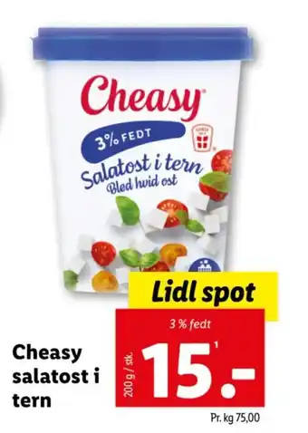 Lidl Cheasy salatost i tern tilbud