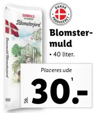 Lidl Blomster- muld tilbud