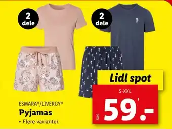 Lidl Pyjamas tilbud