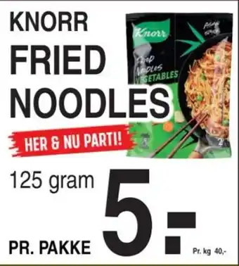 ABC Lavpris KNORR FRIED NOODLES tilbud