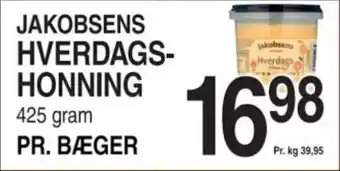 ABC Lavpris JAKOBSENS HVERDAGS- HONNING tilbud