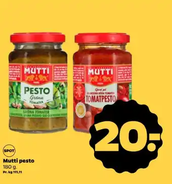 Netto Mutti pesto tilbud