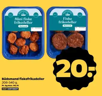 Netto Bådsmand fiskefrikadeller tilbud